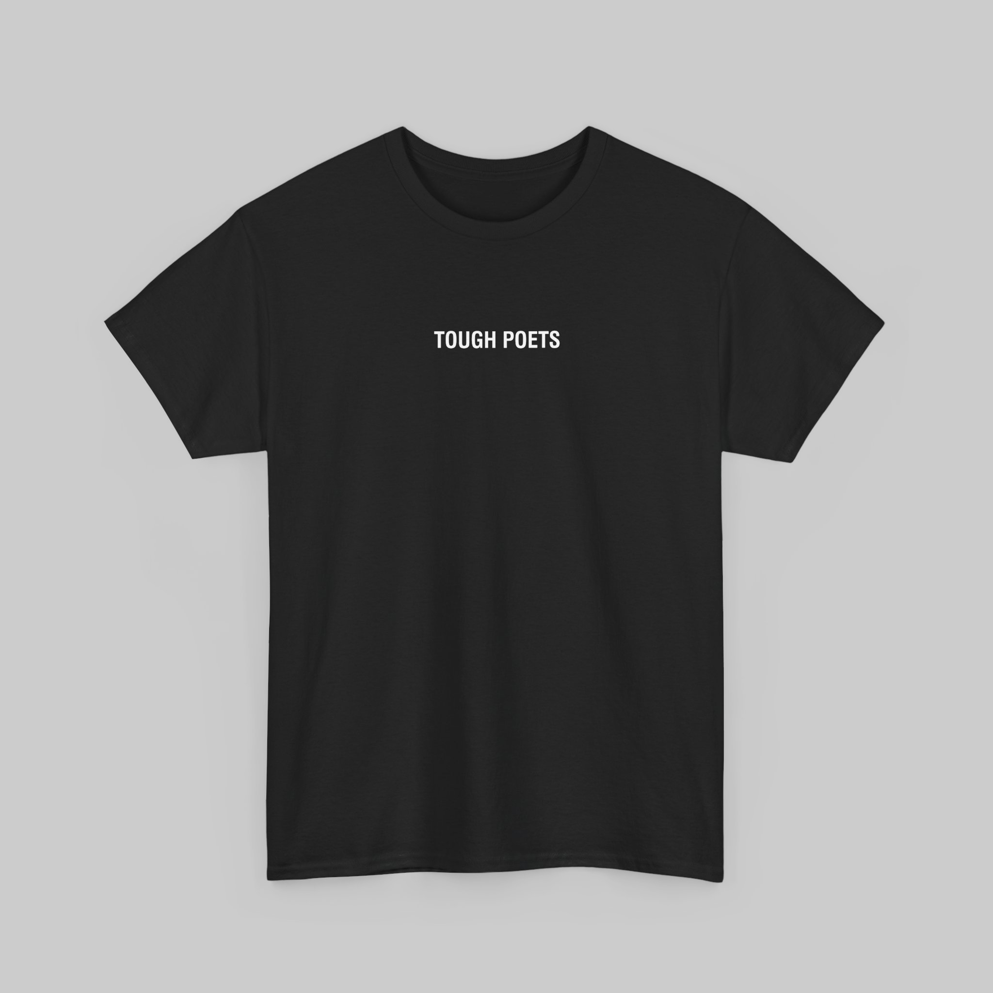 Tough Poets Black Unisex Heavy Cotton T-Shirt